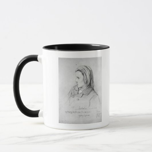 Mug Johannes Brahms a vieilli vingt, 1853 (Gauche)