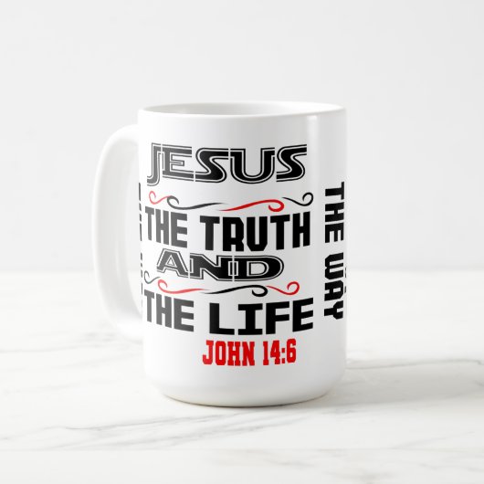 Mug John 14:6 (Devant gauche)