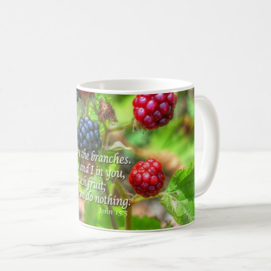 Mug John 15:5 (Devant droit)