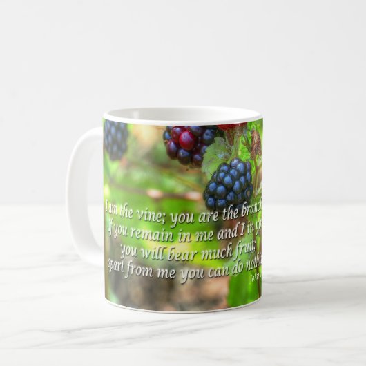 Mug John 15:5 (Devant gauche)