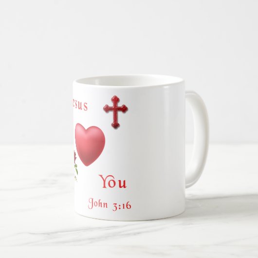 Mug John 3:16 (Devant droit)