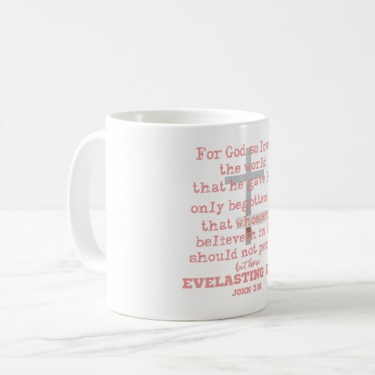 Mug John 3,16 (Devant gauche)