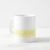 Mug John 3:16 Croix (Devant gauche)
