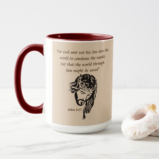 Mug John 3:17 (Avec donut)