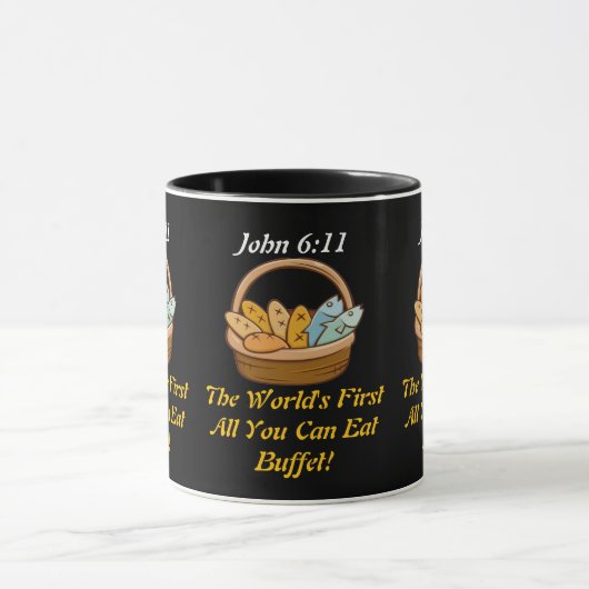 Mug "John 6:11" (Centre)