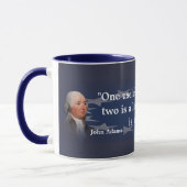 Mug John Adams Citation Sur Le Congrès (Gauche)