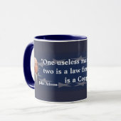 Mug John Adams Citation Sur Le Congrès (Devant gauche)