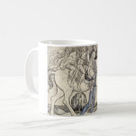 Mug John Bauer - Le Cheval qu'il a conduit au Bit (Devant gauche)
