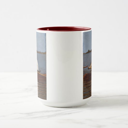 Mug John Biglin dans un aviron simple (Centre)