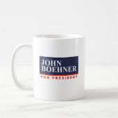 Mug JOHN BOEHNER POUR le PRÉSIDENT (bannière) (Gauche)
