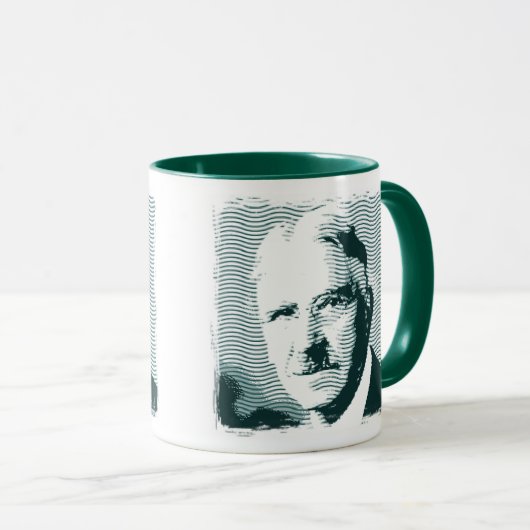 Mug John Dewey dans les lignes (Devant droit)