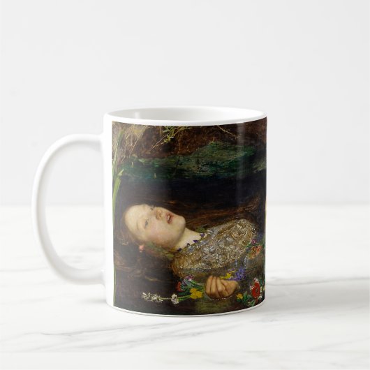 Mug John Everett Millais - Ophélie (Gauche)