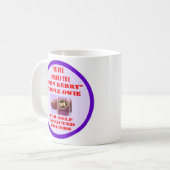 MUG JOHN KERRY PURPLE OWIE (Devant gauche)