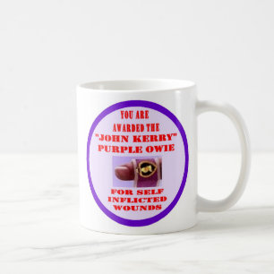MUG JOHN KERRY PURPLE OWIE