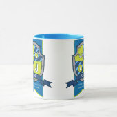 Mug John lettre J crête bleu vert nom signifiant muque (Centre)