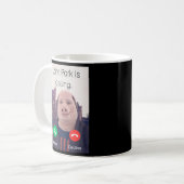 Mug John Pork Appelle Réponse Téléphone (Devant gauche)
