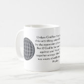 Mug John Wesley Citation Inspiration Avec Conception E (Devant gauche)