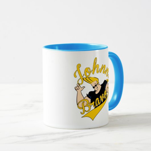 Mug Johnny Bravo Athletic Graphic (Devant droit)