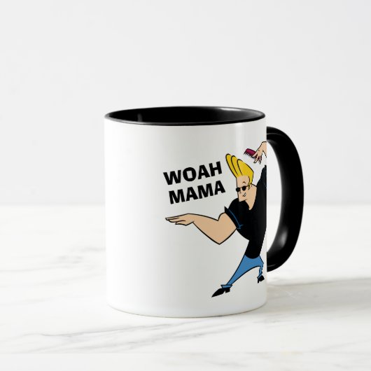 Mug Johnny Bravo Coiffure (Devant droit)