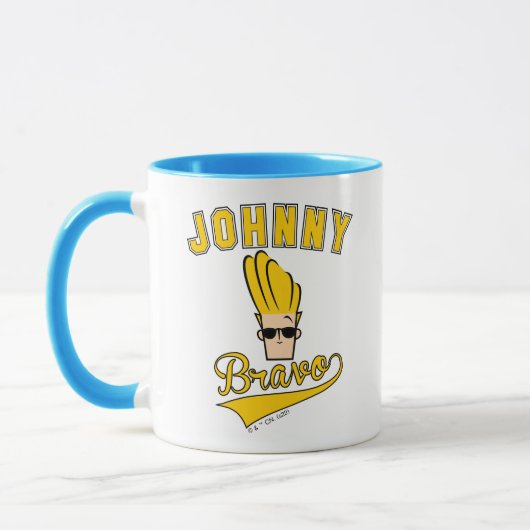 Mug Johnny Bravo Collegiate Graphic (Gauche)