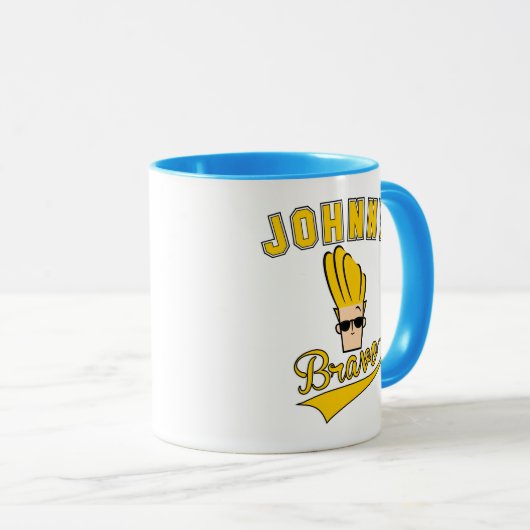Mug Johnny Bravo Collegiate Graphic (Devant droit)