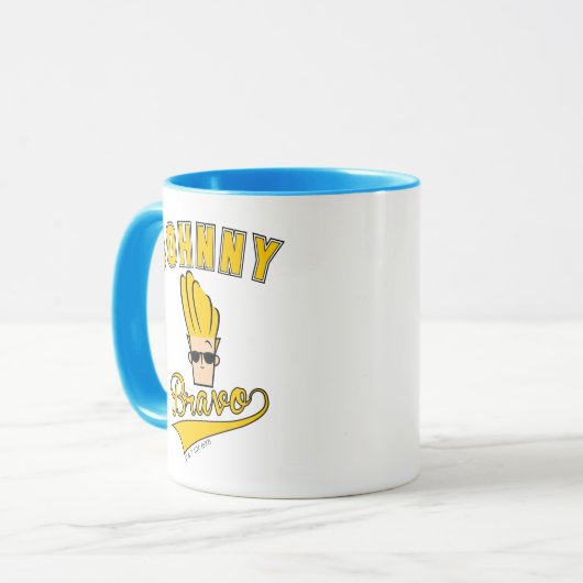 Mug Johnny Bravo Collegiate Graphic (Devant gauche)