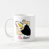 Mug Johnny Bravo Comb Dont Touch The Hair  (Gauche)