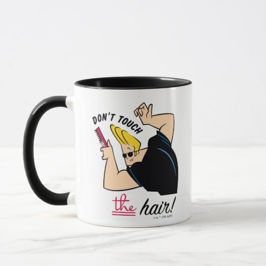 Mug Johnny Bravo Comb - Ne touchez pas les cheveux! (Gauche)
