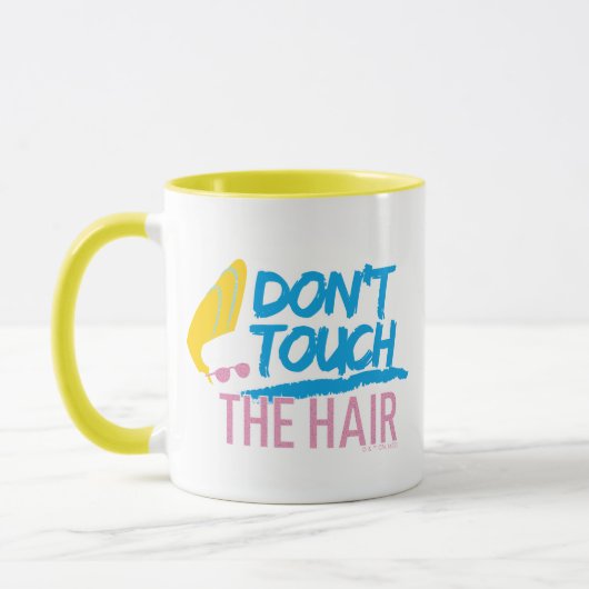Mug Johnny Bravo - Don't Touch The Hair Graphic (Gauche)