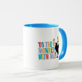 Mug Johnny Bravo - Faites Le Singe Avec Moi ! (Devant droit)