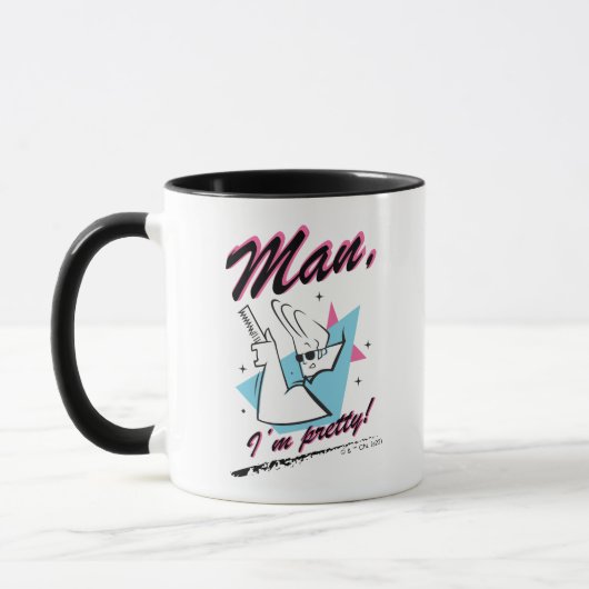 Mug Johnny Bravo - Man I'm Pretty Retro Graphic (Gauche)