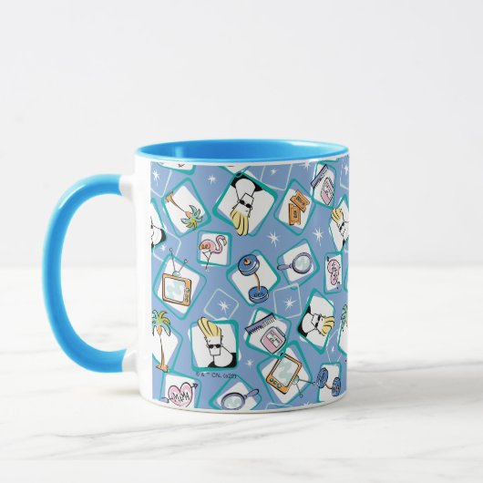 Mug Johnny Bravo Motif Icon (Gauche)
