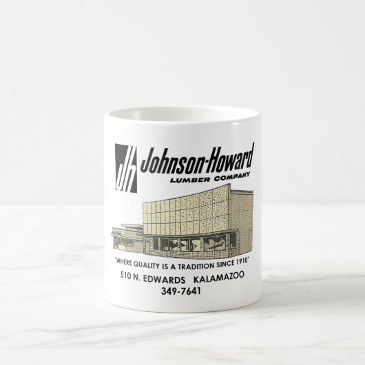 Mug Johnson Howard Lumber Company, Kalamazoo MI Coffee (Centre)
