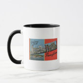Mug Johnstown, Pennsylvanie - Scènes de grandes lettre (Gauche)