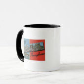 Mug Johnstown, Pennsylvanie - Scènes de grandes lettre (Devant gauche)
