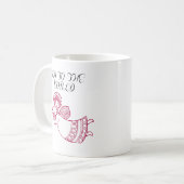 Mug Joie au monde avec Jubliant Angel Outline Rouge (Devant gauche)