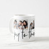 Mug Joie au monde | Collage photo de vacances (Devant gauche)