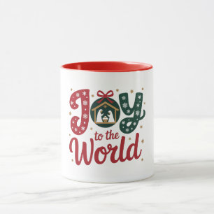 Mug Joie au Monde Étoile de Noël Chrétienne