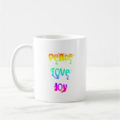 Mug Joie d'amour de paix (Gauche)