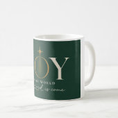 Mug JOIE DANS LE MONDE | Noël chrétien (Devant droit)