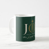 Mug JOIE DANS LE MONDE | Noël chrétien (Devant gauche)