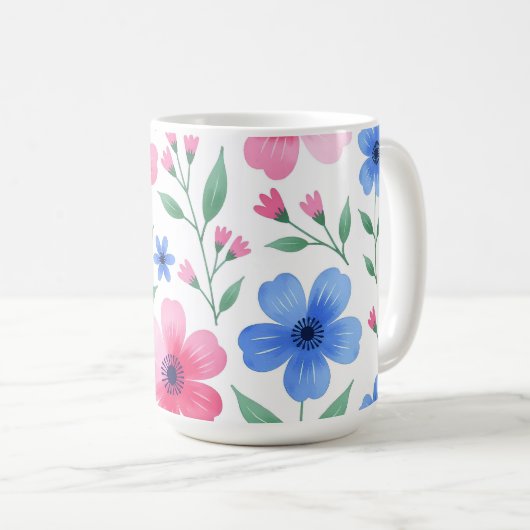 Mug Joie de Fleur d'Eau de Rose (Devant droit)