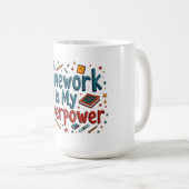 Mug Joie de l'étude -no2 (Devant droit)