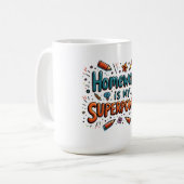 Mug Joie de l'étude -no3 (Devant gauche)