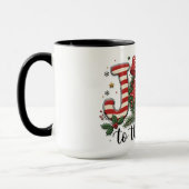 Mug Joie de Noël au Monde (Gauche)