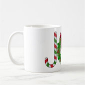 Mug JOIE de Noël couronne et rennes (Gauche)