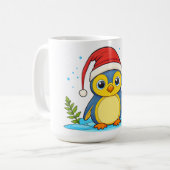 Mug Joie de Noël de Pingouin (Devant gauche)