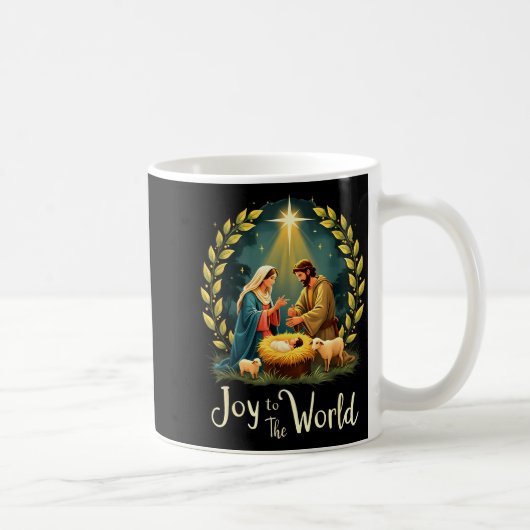 Mug Joie de Noël Naissance Chrétienne de Jésus (Droite)