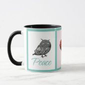 Mug Joie de paix scandinave moderne Noël (Gauche)