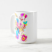 Mug Joie de paon gentil (Devant gauche)